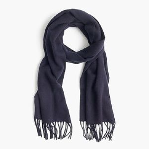 J.Crew Solid cashmere scarf - Dark Navy